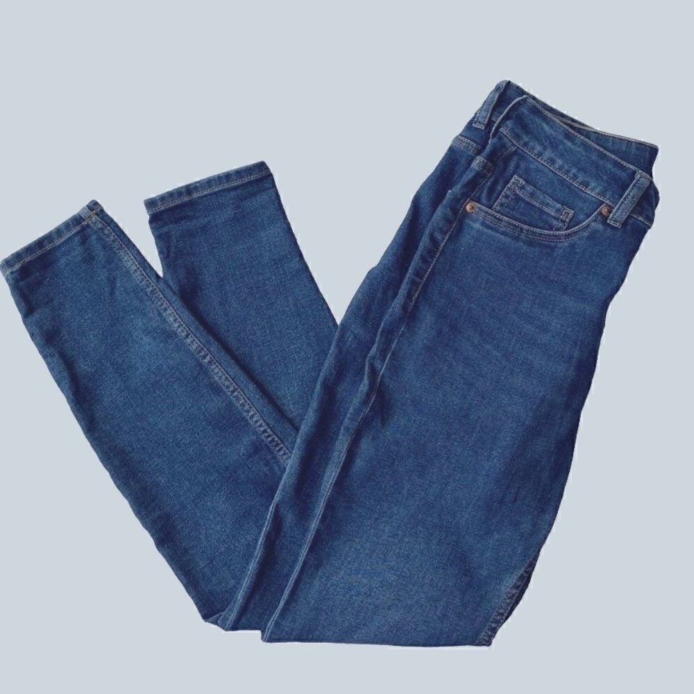 Divided H&M Womens Dark Wash Denim Jeans SZ 8